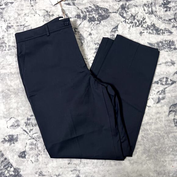 Michael Kors Collection Stretch Cotton Twill Sam Pants Sz12 - Picture 2 of 8